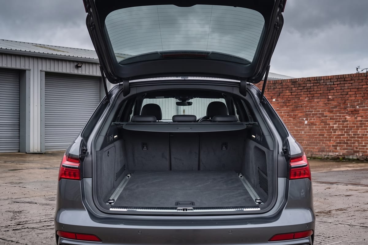 Audi A6 Avant 40 TDI S line S tronic rear seats and boot space