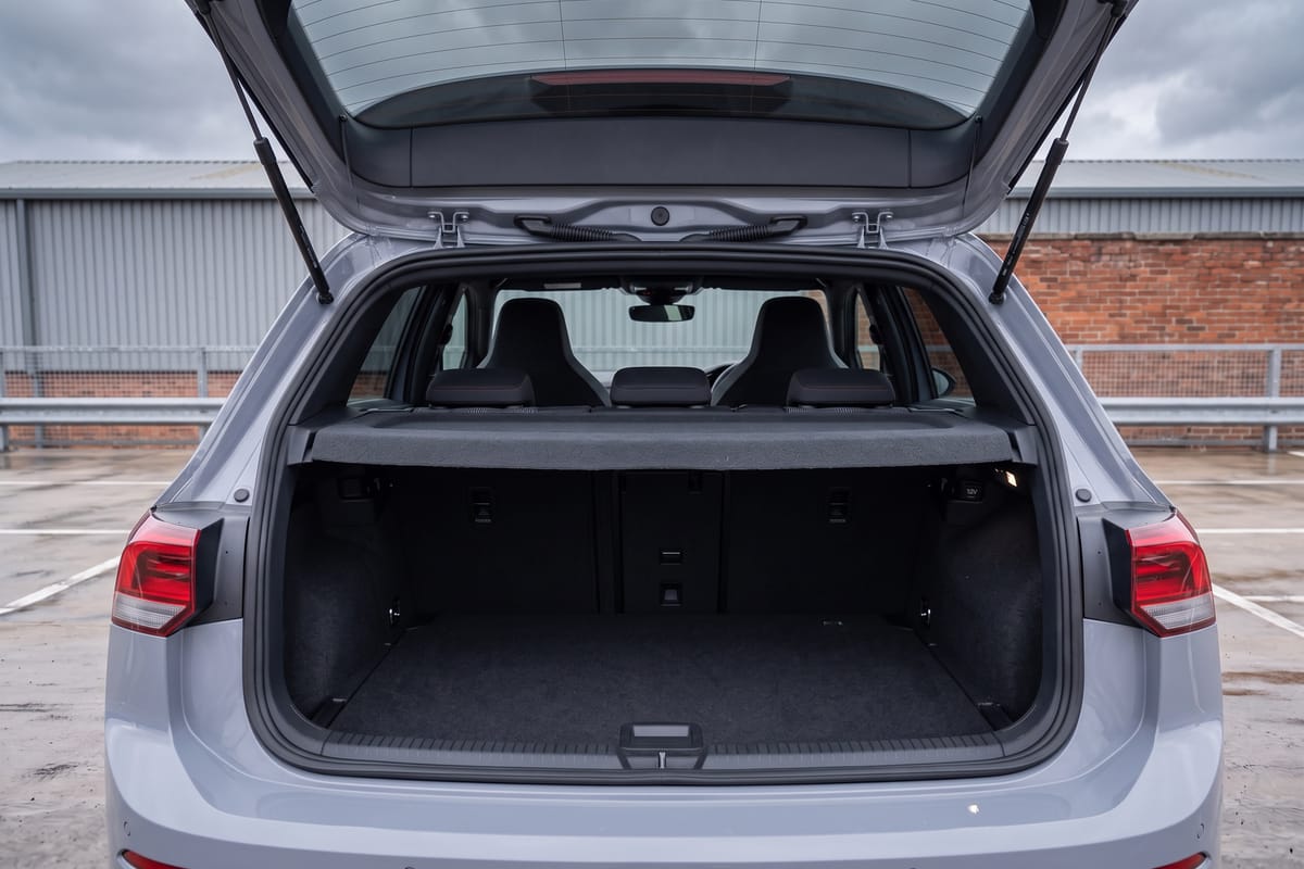 Volkswagen Golf GTI Clubsport DSG rear seats and boot space
